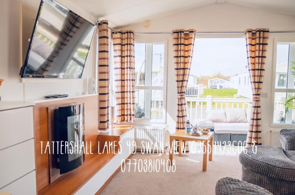 Swan View Retreats # Hottub # Egg Chair # Bbq & Bikes Included 8 Berth แททเทอร์ชอล ภายนอก รูปภาพ